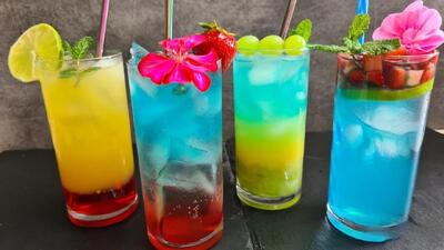 طرز تهیه نوشیدنی های سرد کافی شاپی و رستورانی آسان /شیک تابستانی