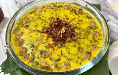 نخوه پخت آش برگ مو / آش برگ مو یک آش متفاوت