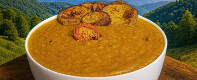 طرز تهیه عدسی بادمجان فوق العاده خوشمزه و مقوى بمب انرژی و سلامتی در یک کاسه!