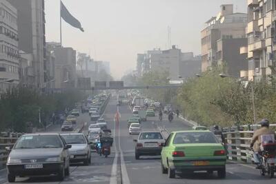 کیفیت هوای تهران در شرایط نارنجی