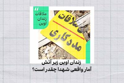 شهدای اوین به ۷۹ نفر رسید/اسرائیل ادعا کرد حمله‌اش «نمادین» بوده!