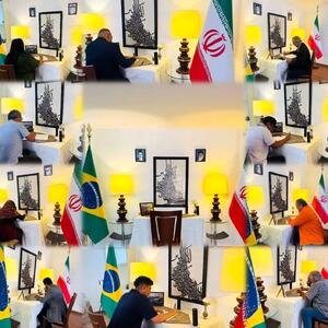 گشایش دفتر یادبود شهدای اقتدار در سفارت ایران در برزیل