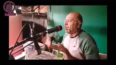 پشت صحنه خواندن آهنگ از جناب خان در برنامه خندوانه