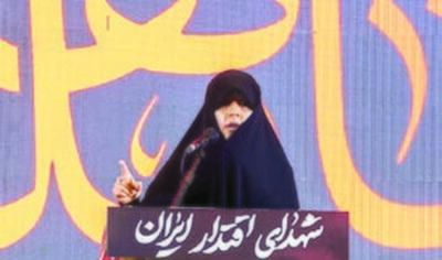 دختر شهید سلامی: تیر‌های فتنه با سد ملت متمدن ایران مواجه شد