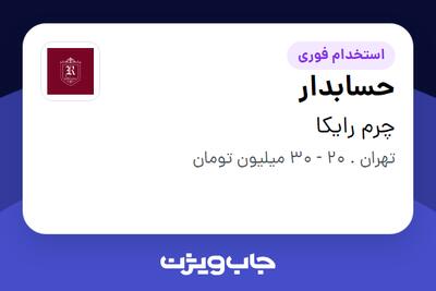 استخدام حسابدار در چرم رایکا