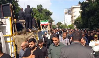 بدرقه سرباز شهید در بابل