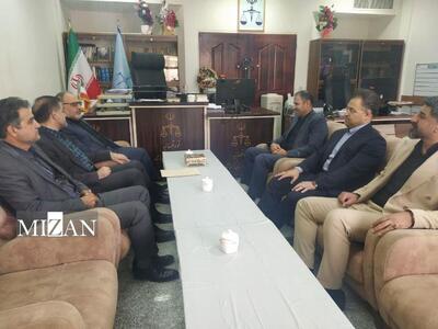 رئیس کل دادگستری استان کرمانشاه با هدف نظارت میدانی از حوزه قضایی جوانرود بازدید کرد