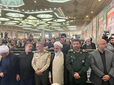 پزشکیان در آیین بزرگداشت شهدای اقتدار در مصلی تهران حضور یافت