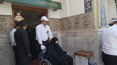 قرار عاشقانه‌ی پدربزرگ‌ها و مادربزرگ‌های مشهدی در حرم رضوی!