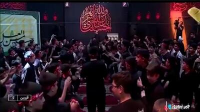 میثاق دانش آموزان با نوجوان شهید دشت کربلا + فیلم
