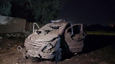‌تصاویری از لحظۀ حمله پهپادی ارتش صهیونیستی به یک خودرو در جنوب بیروت (فیلم)