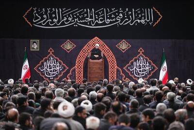 برگزاری مراسم عزاداری شب هشتم محرم در حسینیه امام خمینی