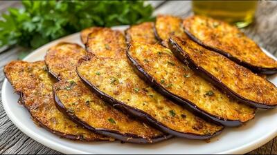 دستور پخت یک غذای متفاوت ایتالیایی با ۲ عدد بادمجان (فیلم)