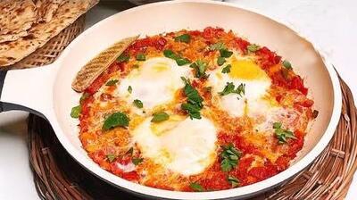 طرز تهیه املت شاک شوکا صبحانه جذاب تونسی