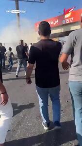 ببینید؛ لحظه منفجر شدن یک خودرو در جنوب بیروت