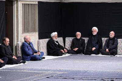 تصاویر: حضور قالیباف در مراسم عزاداری شب هشتم محرم در حسینیه امام خمینی(ره)