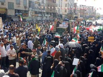 هم اکنون تشییع پیکر شهید مهدی شاه بهرامی مقدم در قطعه ۴۲ بهشت زهرا