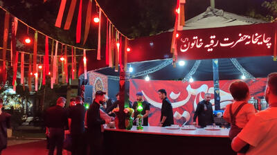 خدمت‌رسانی ایستگاه‌های صلواتی به عزاداران حسینی در آذربایجان غربی