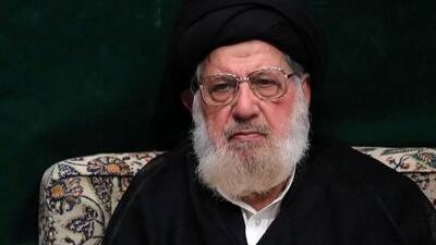 عکس / سفر به تاریخ؛ «سید محمد خامنه‌ای، برادر رهبر انقلاب» در مراسم عزاداری محرم در بیت رهبری؛ سال 1390