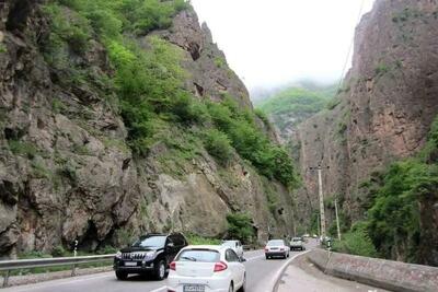 جاده چالوس بازگشایی شد