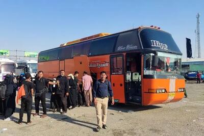 جابجایی ۴ هزار نفر از مرز مهران با ناوگان اتوبوسی
