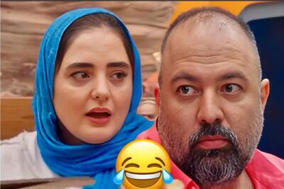 سکانس خندان؛ نرگس محمدی از ربط ابرو و دست چپ علی اوجی به هم میگه همه غشیدن