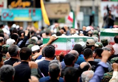 مراسم باشکوه تشییع پیکر شهید محمدمهدی مهدی‌پور قزوینی برگزار شد+فیلم