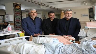 عیادت وزیر بهداشت از مجروحان تجاوز صهیونیست‌ها به قم