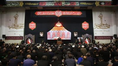 وداع با پیکر مطهر سرلشکر ایزدی در حرم حضرت معصومه (س)