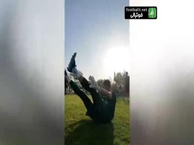 تمرینات پیش فصل بازیکنان آلومینیوم اراک