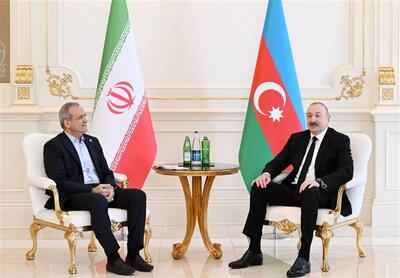 دیدار پزشکیان و علی اف در نشست سران اکو