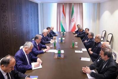 دیدار روسای جمهور ایران و تاجیکستان