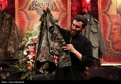 عکس/ لباس خونین شهدای حمله اسرائیل در یک هیات عزاداری | اقتصاد24
