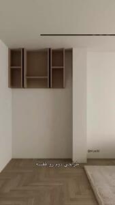 طراحی ستون روی دیوار
