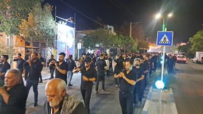 اردستان در شب تاسوعا غرق در ماتم شد