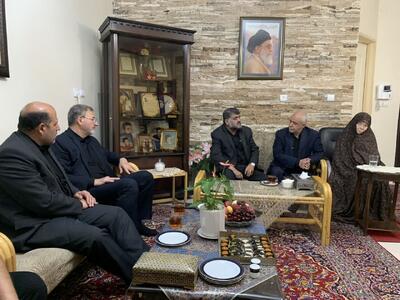دیدار معاون  رئیس جمهور با مادر شهیدان حسن و محمد باقری