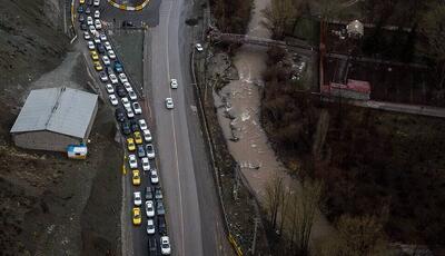 ترافیک پرحجم اما روان در جاده‌های مازندران