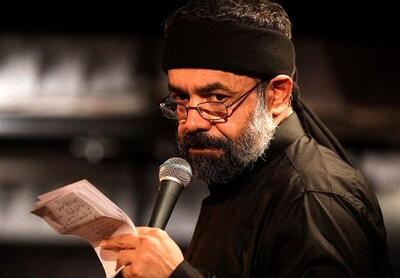 نوحه‌خوانی محمود کریمی در شب عاشورا (فیلم)