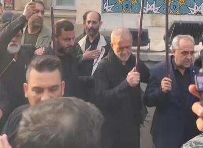 حضور ‌رئیس جمهور در مراسم تاسوعا تبریز - اکونیوز