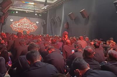 شور عزاداری هیئت محبین عقیله العرب تبریز در تاسوعای حسینی