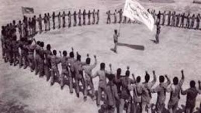 اقامه عزای سیدالشهدا در جبهه‌های دفاع مقدس + فیلم