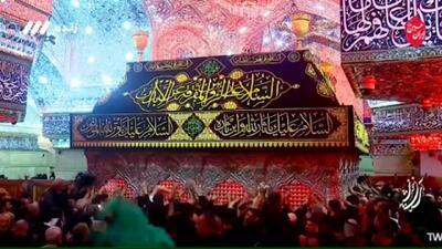 تصاویر عزاداران حسینی در روز تاسوعا + فیلم