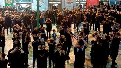 اجرای مراسم کرب زنی در روستای بخش بندپی غربی بابل + فیلم