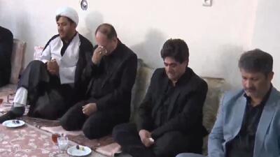 دیدار وزیرجهادکشاورزی با خانواده شهدای اخیر شهرستان بستان آباد