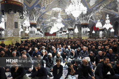 مراسم مقتل خوانی در حرم مطهر رضوی