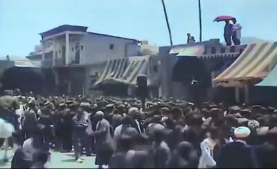 فیلم رنگی شده عزاداری عاشورا در سبزه میدان تهران سال ۱۳۱۰ (فیلم)
