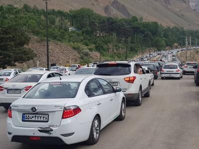 ترافیک سنگین این محورهای مواصلاتی کشور را یکطرفه کرد