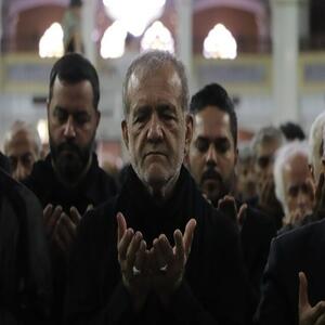 تصاویر: حضور پزشکیان در نماز ظهر عاشورا در مصلی امام خمینی(ره) تبریز