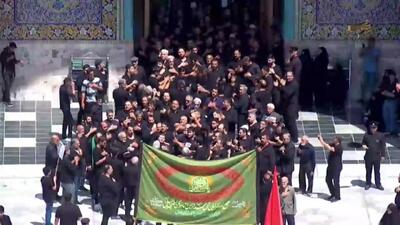 مقتل‌خوانی در حرم مطهر رضوی + فیلم