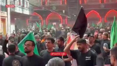 پرچم ایران در رکضه طویریج + فیلم
